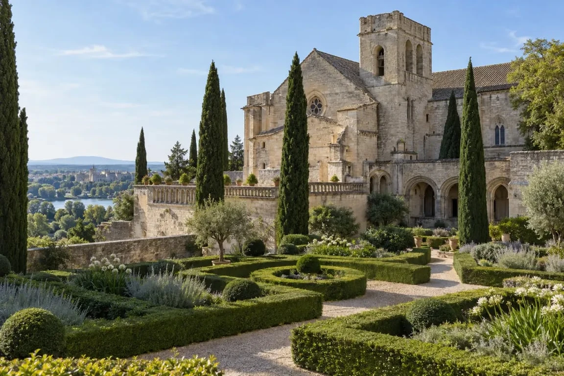 Abbaye Saint-André pendant les Journées du patrimoine à Villeneuve-lès-Avignon