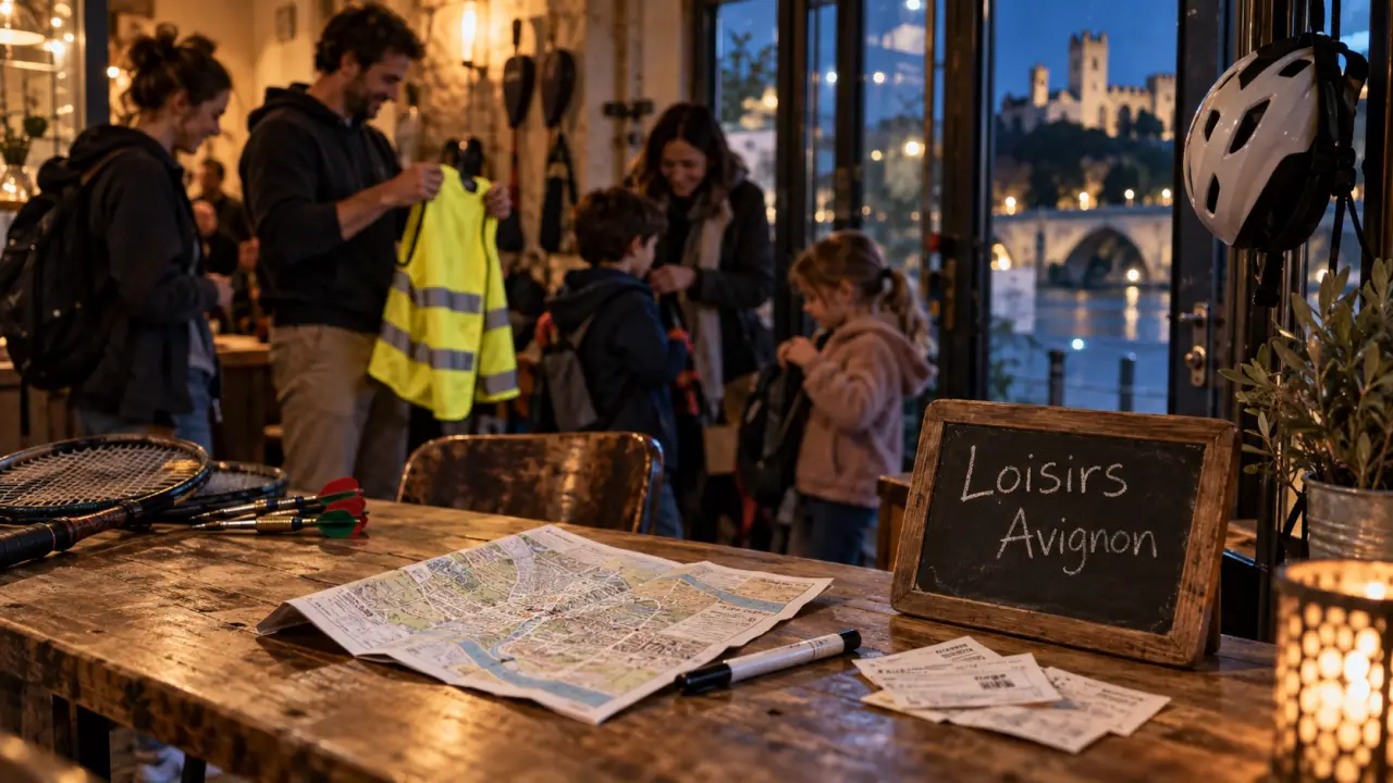 Loisir Avignon : table escape game avec billets et plan pour choisir Rhône ou hélicoptère