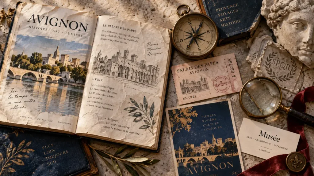 Guide touristique pour les musées avignon et alentours, sculpture antique et objets de visite