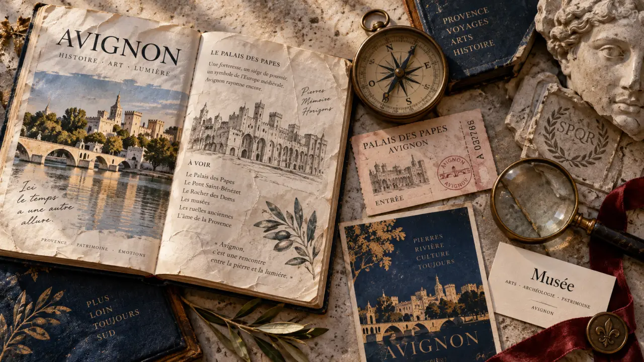 Guide touristique pour les musées avignon et alentours, sculpture antique et objets de visite