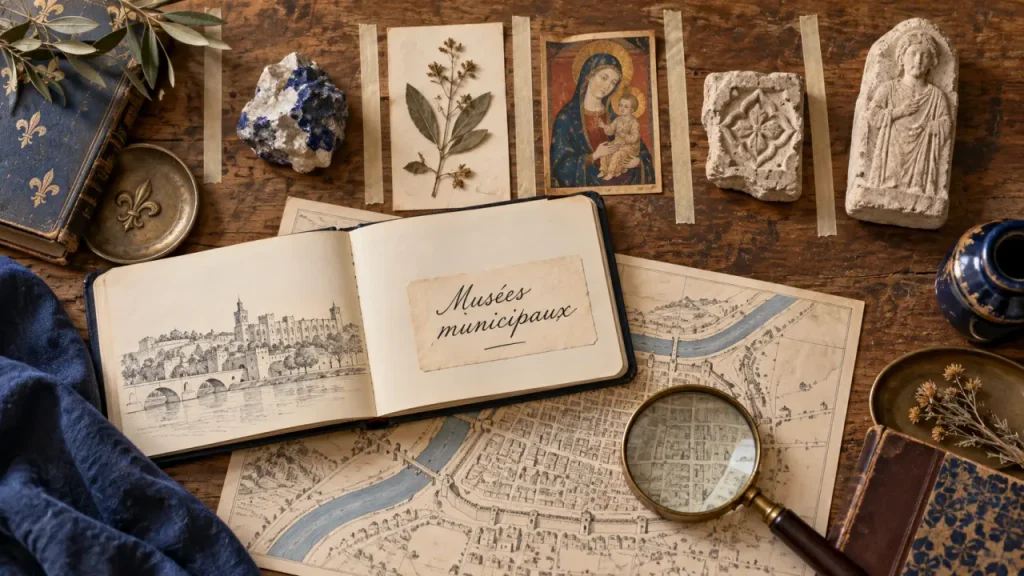 Musées municipaux avignon : carnet, plan et cinq objets de visite gratuite