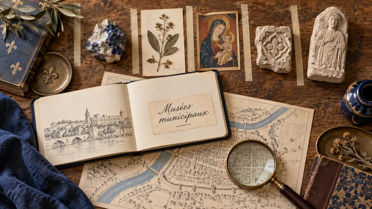 Musées municipaux avignon : carnet, plan et cinq objets de visite gratuite
