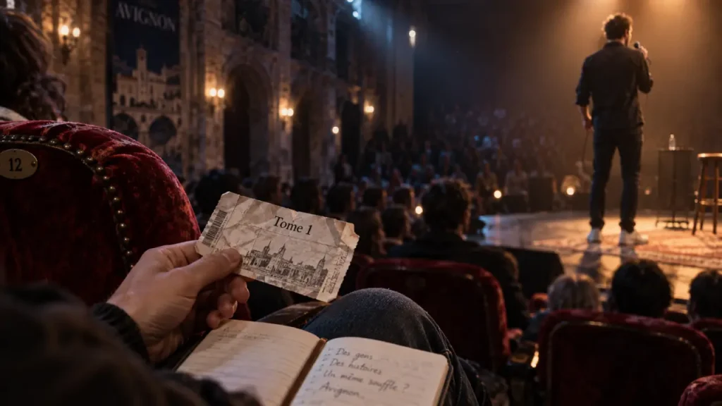 Tom Baldetti festival avignon Tome 1 : scène intime et improvisation
