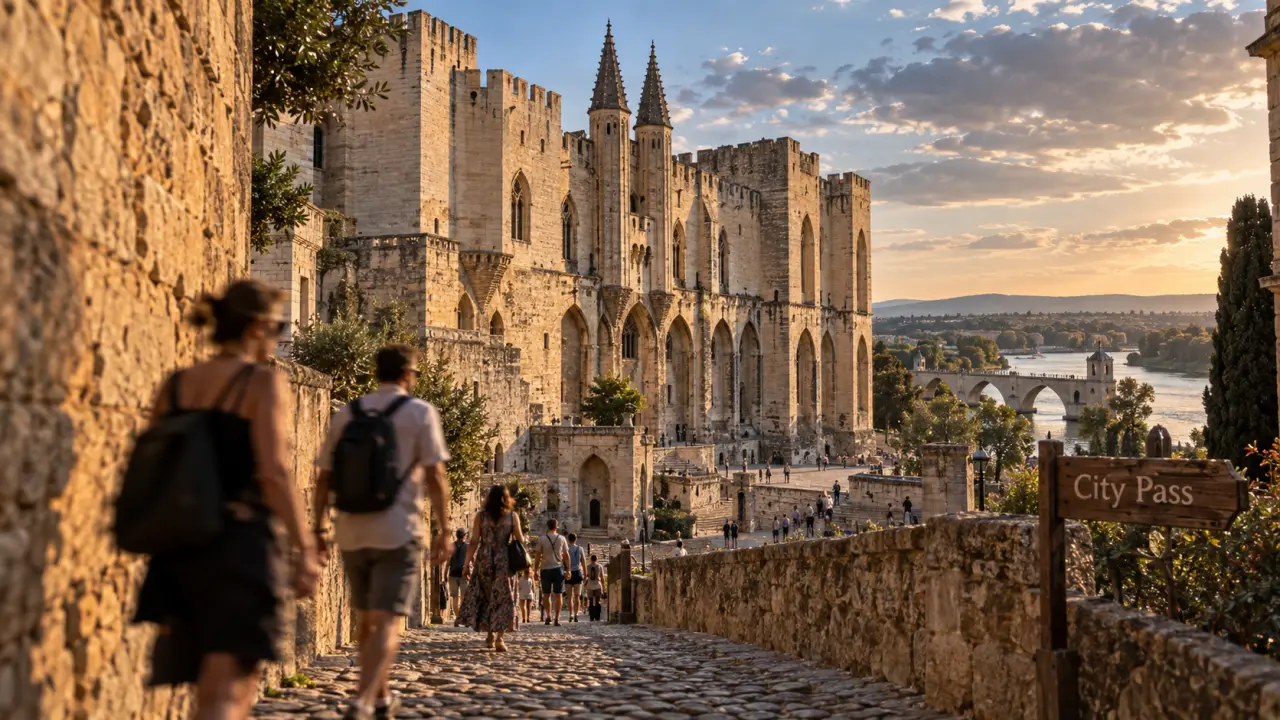 Visite patrimoine Avignon : Palais des Papes et Pont Saint-Bénezet