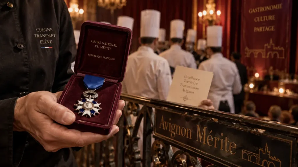À Avignon, Christian Étienne promu officier de l’ordre national du Mérite