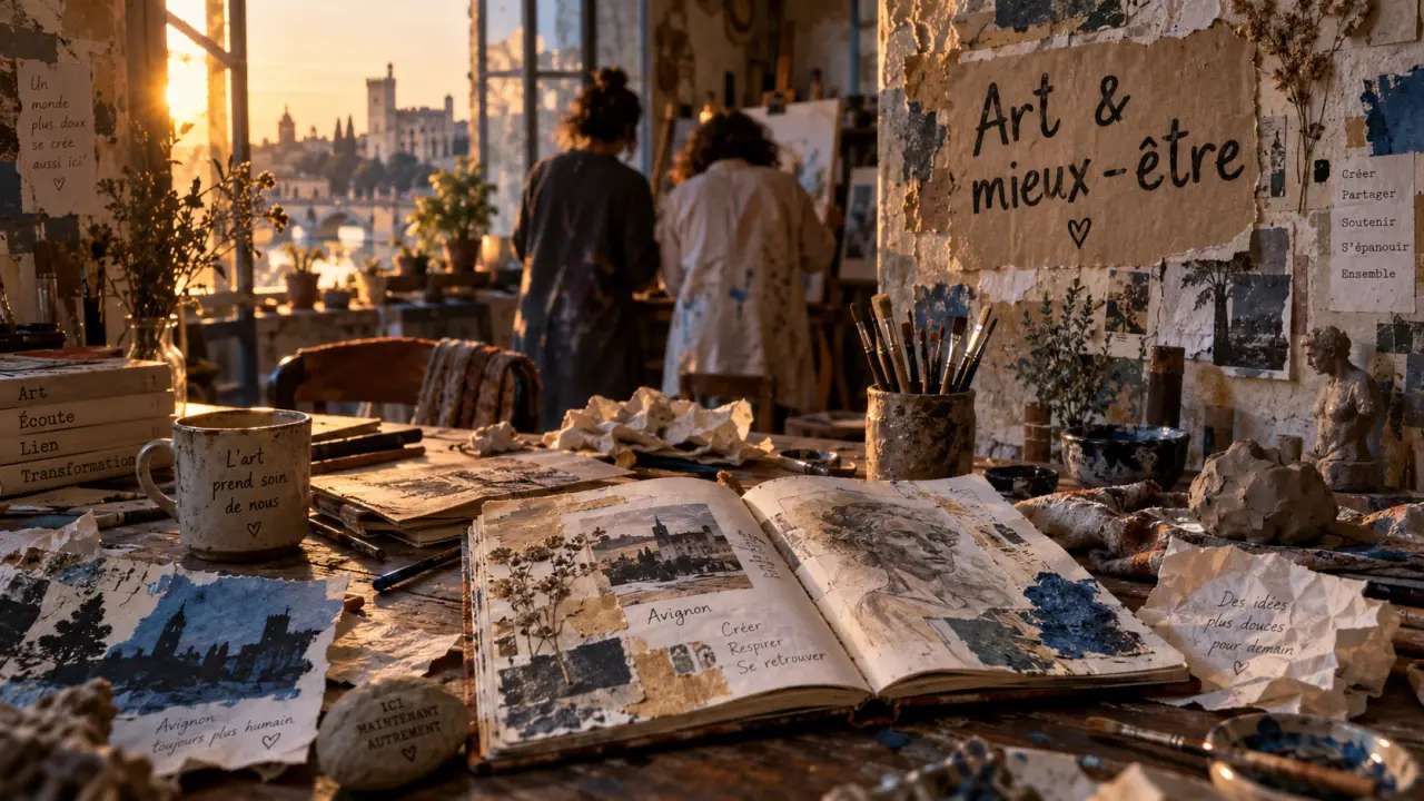 Avignon : l'expression artistique au service de la santé mentale